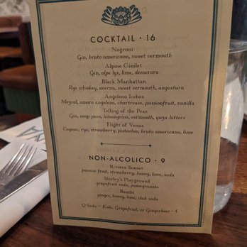 Bettina - Cocktails and Mocktails Menu - Pizza Near Me - Santa Barbara, California Bettina - Cocktails and Mocktails Menu - Pizza Near Me - Santa Barbara, California