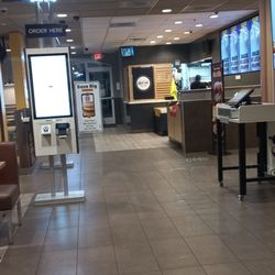 McDonald's - Employees just looking at us like idiots..but door still closed..