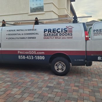 Precise Garage Doors Services - Truck - Garage Door Services Near Me - San Diego, California Precise Garage Doors Services - Truck - Garage Door Services Near Me - San Diego, California