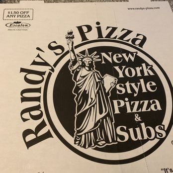 Randy's Pizza - Catch the 1.50 coupon in the top left of the pizza box for a future order. - Pizza Near Me - Raleigh, North Carolina Randy's Pizza - Catch the 1.50 coupon in the top left of the pizza box for a future order. - Pizza Near Me - Raleigh, North Carolina