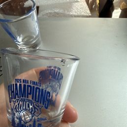 Useless shot glasses, one chipped, one misshapen. Useless shot glasses, one chipped, one misshapen.