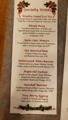 Menu photo 4 Cafe Marina And Woodley's Bar Eureka, CA