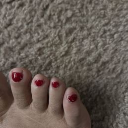 Poor paint job, chipped polish