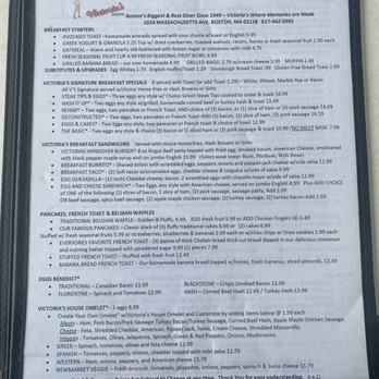 Victoria's Diner - Menu - Diners Near Me - Boston, Massachusetts Victoria's Diner - Menu - Diners Near Me - Boston, Massachusetts
