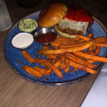 Eureka! - Bison Burger - American Near Me - Fresno, California