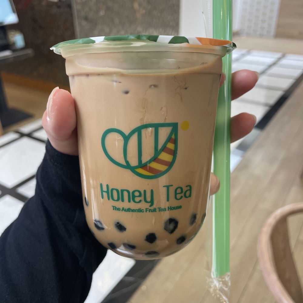Honey Tea - Coffee MT w Boba - Coffee & Tea Near Me - Pleasanton, California