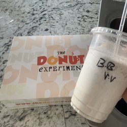 The Donut Experiment - Donut 1/2 dozen box & a Frappuccino
