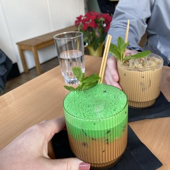 An An - Pandan and Regular Viet Coffee - Vietnamese Near Me - Portland, Oregon