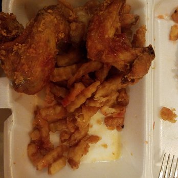 Dragon King - I had placed an order for delivery which took about an 1 to finally get.  When I opened up the tray the fries were drenched in oil.. - Chinese Near Me - Union, New Jersey