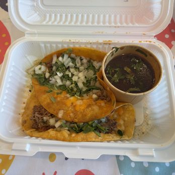 Mariachi Love - Birria lamb tacos with dipping broth - Mexican Near Me - St. Albert, Alberta