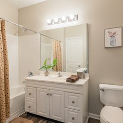 The Point at Pine Ridge - The perfect bathroom to start of your morning routines