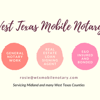 West Texas Mobile Notary - Notaries Near Me West Texas Mobile Notary - Notaries Near Me