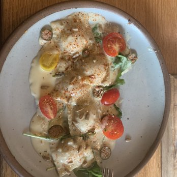 Chestnut - Smoked trout ravioli - New American Near Me - Asheville, North Carolina