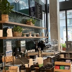 Chopsmith - Coffee anyone? The coffee bar is well stocked and it looks really nice.