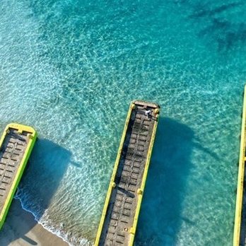 Crash Boat Beach - Second Aerial View of the pier at Crash Boat Beach - Beaches Near Me Crash Boat Beach - Second Aerial View of the pier at Crash Boat Beach - Beaches Near Me