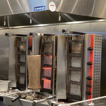 Nick The Greek - Gyro slow cooking. - Greek Near Me - Los Angeles, California