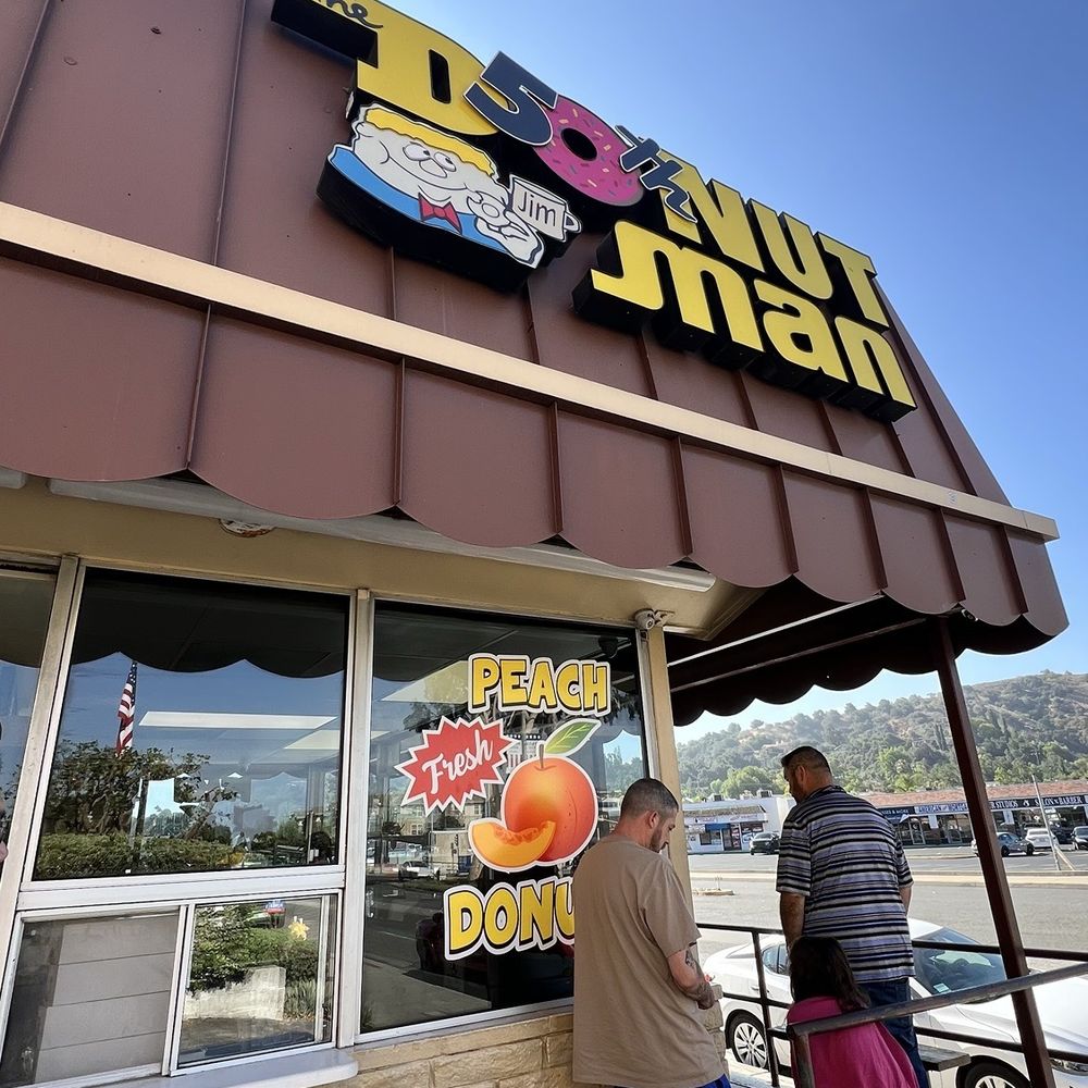 The Donut Man - Glendora - Peach donut is back! - Donuts Near Me - Glendora, California The Donut Man - Glendora - Peach donut is back! - Donuts Near Me - Glendora, California