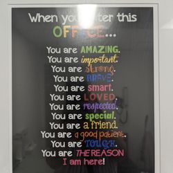 The Women's Medical Center - Dr. Leon welcomed picture frame for her patient.