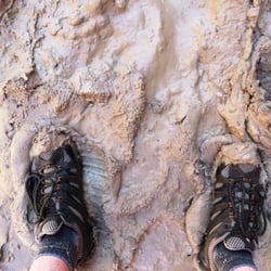 Vermillion Cliffs National Monument - Paria Canyon-a bit muddy and sloppy