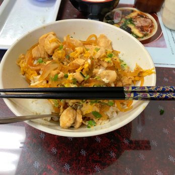 Matsuchan - Oyakodon! Chicken, egg, onion, and rice in a bowl. - Ramen Near Me - Canton, Michigan