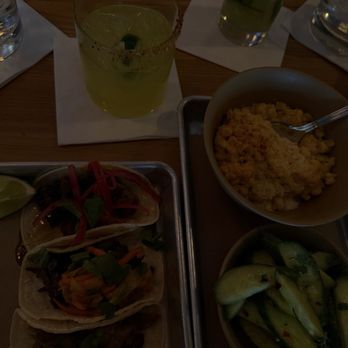 Bartaco Mosaic - cucumbers, elote, pork belly tacos, duck tacos - Tacos Near Me - Fairfax, Virginia