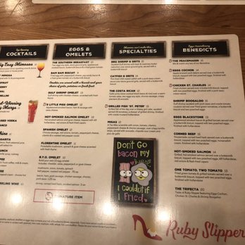 Ruby Slipper Decatur - Menu - Breakfast & Brunch Near Me - New Orleans, Louisiana Ruby Slipper Decatur - Menu - Breakfast & Brunch Near Me - New Orleans, Louisiana