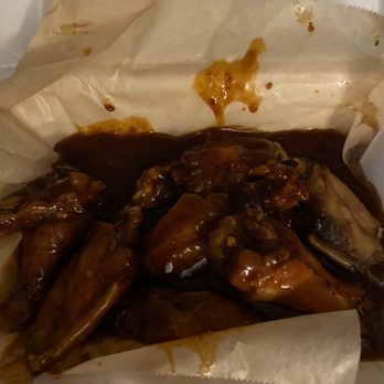 Wingstop - Spicy korean, more like disgusting sauce - Chicken Wings Near Me - Elk Grove, California