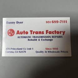 Auto Trans Factory - Call for appointment