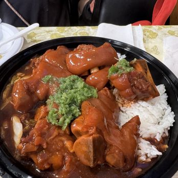 Marathon Cafe - Pig knuckle over rice - Chicken Wings Near Me - Little Neck, New York Marathon Cafe - Pig knuckle over rice - Chicken Wings Near Me - Little Neck, New York