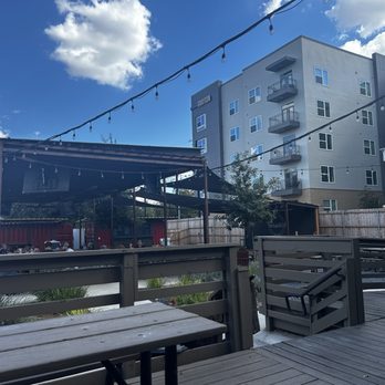 Smash'd - Plenty of outdoor seating with TV's and fans (we def need fans in summer!). - Burgers Near Me - San Antonio, Texas Smash'd - Plenty of outdoor seating with TV's and fans (we def need fans in summer!). - Burgers Near Me - San Antonio, Texas