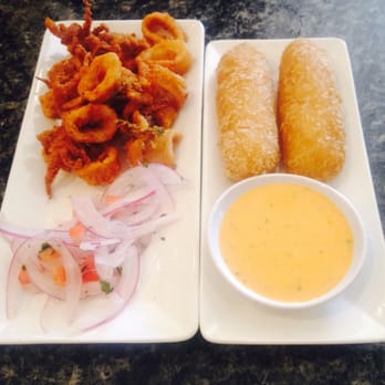 El Pollo Inka - Yucca with cheese is tasty! I liked the calamari! Yummy - Peruvian Near Me - Rolling Hills Estates, California