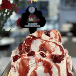 GB Gelato - Today's flavor Cherry Cheesecake !!
