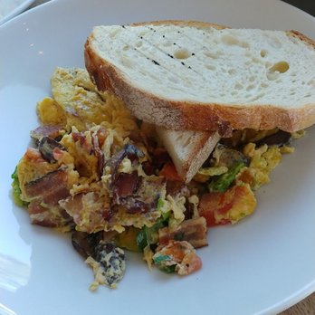 Milkweed - Avocado & Bacon Scrambled Eggs - New American Near Me - Boston, Massachusetts