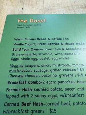 Menu photo 3 The Roost Stone Ridge, NY