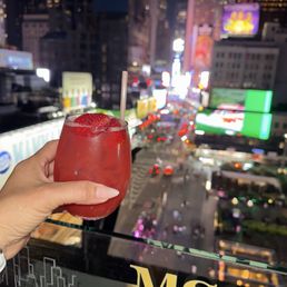 Strawberry Fields cocktail: Maker's Mark Bourbon, Santoni Rhubarb Liqueur, fresh Strawberries, Lemon Strawberry Fields cocktail: Maker's Mark Bourbon, Santoni Rhubarb Liqueur, fresh Strawberries, Lemon