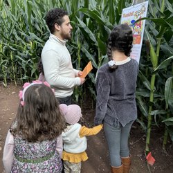 Foster Family Farm - You have to find things around the maze, pretty fun!