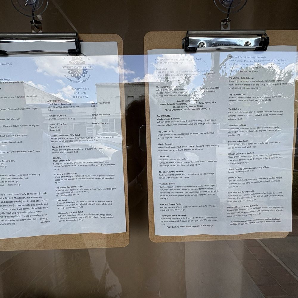 Sweet Catherine's - Menu - New American Near Me - Fountain Inn, South Carolina