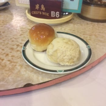 Chefs Wok - Char Siu Bao (with honey glaze) on the left. I didn't try the other one. - Dim Sum Near Me - Alameda, California Chefs Wok - Char Siu Bao (with honey glaze) on the left. I didn't try the other one. - Dim Sum Near Me - Alameda, California