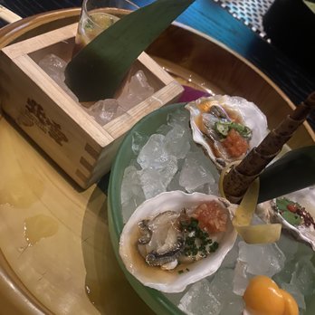 Nobu Chicago - Uni shooter, oyster 3 ways - Japanese Near Me - Chicago, Illinois