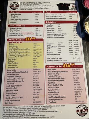 Menu photo 3 Meat Love Korean BBQ Los Angeles, CA