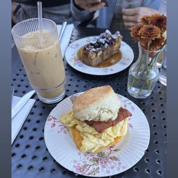 Lucille - South x Southwest breakfast sandwich, and the H street block blueberry casserole - Breakfast & Brunch Near Me - Modesto, California