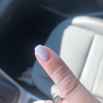 Mya Nails and Spa - fibers painted into the nail - Nail Salons Near Me - Canton, Massachusetts