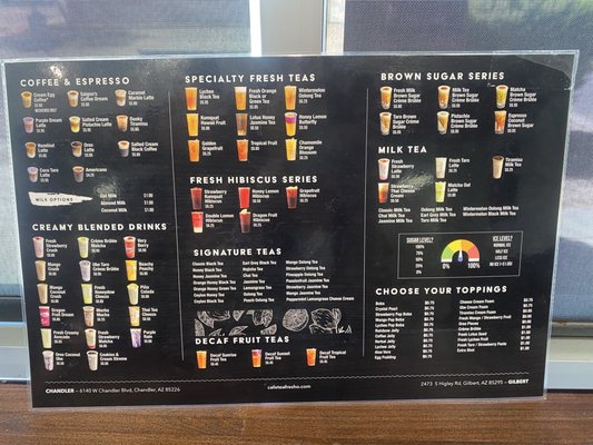 Menu photo 4 Tea Fresho Gilbert, AZ