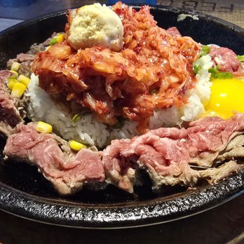 Sizzling Lunch - Kimchi Beef Pepper Rice - Japanese Near Me - San Jose, California Sizzling Lunch - Kimchi Beef Pepper Rice - Japanese Near Me - San Jose, California
