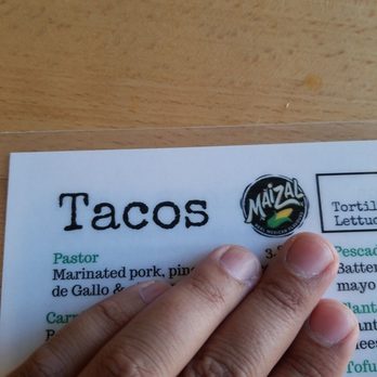 Maizal RMF - Trying out a new taco spot - Mexican Near Me - Vancouver, British Columbia