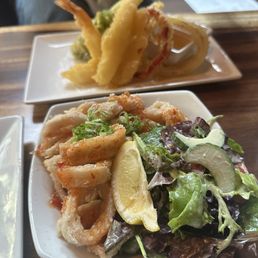 Crispy Calamari, Shrimp & Vegetable Tempura Crispy Calamari, Shrimp & Vegetable Tempura