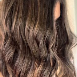 Ananda Salon and Spa - My hair (from a video) after highlights from Cam!