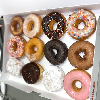 Dunkin - a variety of donuts in a box - Coffee & Tea Near Me - La Jolla, California Dunkin - a variety of donuts in a box - Coffee & Tea Near Me - La Jolla, California