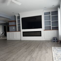 Pros Choice Painting - Downstairs wall unit.