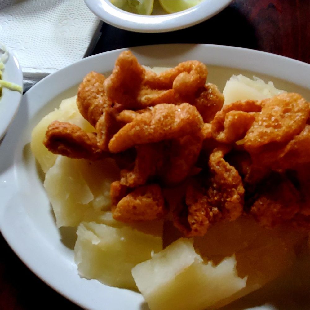 El Gallo Pinto - Vigoron (Pork Skin with Yaca) - Nicaraguan Near Me - Azusa, California